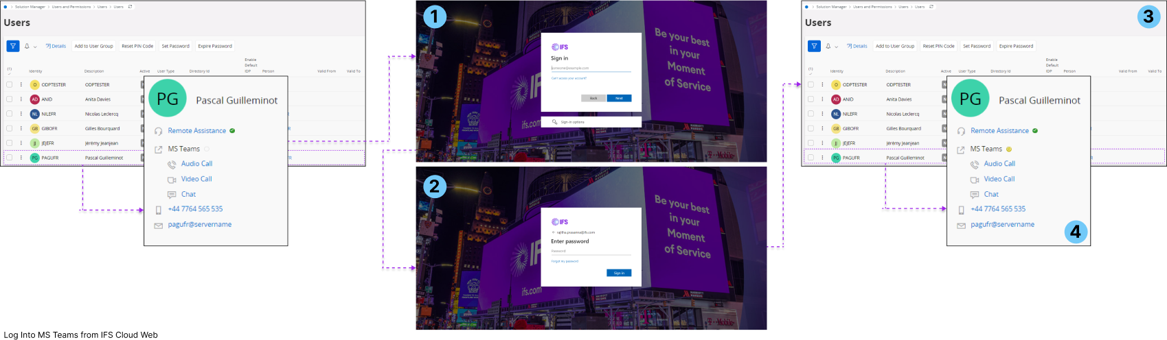 Log into MS Teams