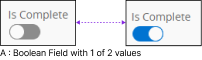 Boolean Field with 2 Values