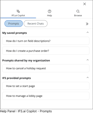 Prompts Section
