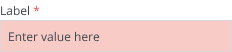 Mandatory Input Field