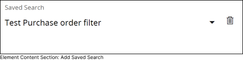 Add Saved Search